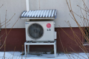 Air source heat pump outdoor unit.