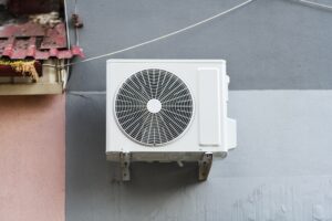 The,Outdoor,Unit,Of,A,Domestic,Split,Air,Conditioning,System